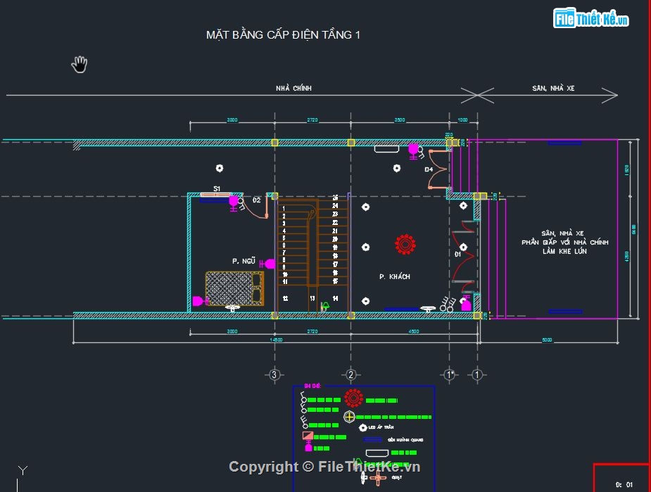 Nhà 2 tầng,2 tầng 6.4x14.5m,file cad nhà 2 tầng,Nhà ở 2 tầng,bản vẽ nhà 2 tầng,thiết kế nhà 2 tầng